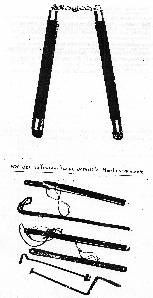 Von Hoffmanns Truppe benutzte Mordinstrumente